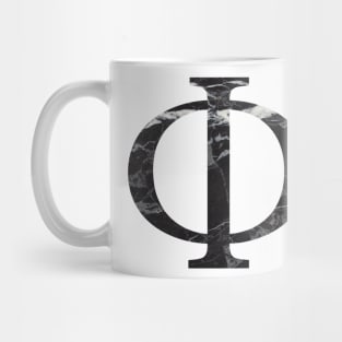 Marble Phi Mug